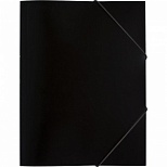 Папка на резинках пластиковая Attache (А4, 15мм, до 200 листов) черный