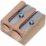 Точилка ручная деревянная Koh-I-Noor (2 отверстия, без контейнера) (9095OZ-033KK)