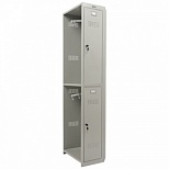 Шкаф для одежды металлический Brabix "LK 02-30", усиленный, секция без стенки, 1830х300х500мм