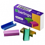 Скобы для степлеров Berlingo, №24/6, цветные, 1000шт. (SH710)