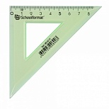 Треугольник 45°, 9см schoolФОРМАТ, пластик, 30шт. (08.22.11)