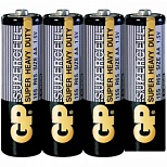 Батарейка GP Supercell AA/R06 (1.5 В) солевая (эконом, 4шт.) (15S-OS4/10888)