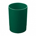 Подставка для пишущих принадлежностей Стамм "Лидер", круглая, пластик зеленый (ПС-30505)