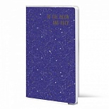 Записная книжка В6 Lorex Mystic Animals, 80 листов, клетка, обложка пвх, глиттер синий