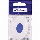 Ластик OfficeSpace Profi XL (овальный, большой, термопласт. резина, 60x50x9мм) пластик.держатель, 1шт. (OBGP_16787)