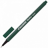 Ручка капиллярная Brauberg Aero (0.4мм, метал.наконечник, трехгранная) темно-зеленая (142251)