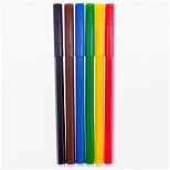 Набор фломастеров 6 цветов Centropen "Пингвины" (линия 1-2мм, смываемые) пвх-упаковка (7 7790 0686), 50 уп.