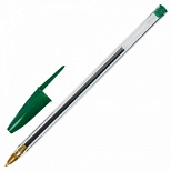 Ручка шариковая Staff Basic BP-01 (0.5мм, зеленый цвет чернил) 50шт. (143739)