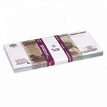 Сувенир Шуточные деньги "100 рублей", упаковка с европодвесом (AD0000094)