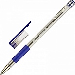 Ручка шариковая Beifa АА 999 (0.5мм, синий цвет чернил, корпус прозрачный) 1шт. (АА999-BL)