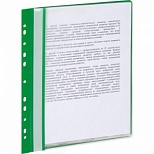 Папка файловая 20 вкладышей Attache Economy (А4, 15мм, пластик) зеленая