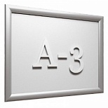Рамка настенная с клик-профилем Attache (25мм, А3, серебристая)