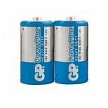 Батарейка GP PowerPlus C/R14 (1.5 В) солевая (эконом, 2шт.) (GP 14CEBRA-2S2)