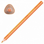 Карандаш цветной утолщенный Staedtler Noris club (d=4мм, 3гр, оранжевый) (1284-4)