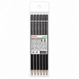 Набор чернографитных (простых) карандашей Staff (2Н-2В, без ластика, заточенные) 6шт., 120 уп. (181254)