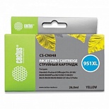 Картридж CACTUS совместимый с HP 951XL CN048AE (1500 страниц) желтый (CS-CN048)