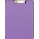 Папка-планшет с крышкой Attache Bright colours (А4, до 100 листов, картон/пвх) сиреневая с крышкой