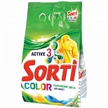 Стиральный порошок-автомат Sorti "Color", для цветного белья, 3кг (802-5)