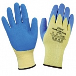 Перчатки защитные полиэфирные CBC Rubistrong, 13 класс, размер 9, покрытие латексное, износостойкие, 1 пара