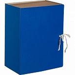 Короб архивный Attache Economy (242x330x150мм, 150мм, до 1500л, картон/бумвинил) синий, 20шт.
