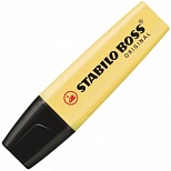 Маркер-текстовыделитель Stabilo Boss Original Pastel (2-5мм, желтый) (70/144), 10шт.