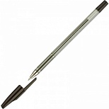 Ручка шариковая Beifa AA 927 (0.5мм, черный цвет чернил, корпус прозрачный) 1шт. (AA927-BK)
