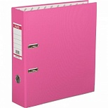 Папка с арочным механизмом Attache Selection Economy Plus (80мм, А4, до 600л., картон/бумвинил) розовая