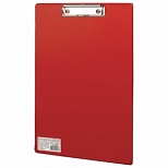 Доска-планшет Brauberg Comfort (А4, до 50 листов, картон/пвх) красный (222658)