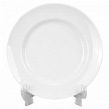 Тарелка десертная Добруш 200мм, фарфоровая, белая (C0165), 20шт.