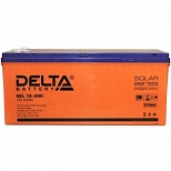 Аккумулятор клеммы 200000 мАч  Delta GEL 12-200 1 штука в упаковке AGM