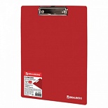 Доска-планшет Brauberg Contract (А4, до 50 листов, плотный пластик) красный (228681), 45шт.