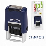 Датер автоматический Staff Printer 7810 (22х4мм, месяц цифрами, синий) (237432), 10шт.
