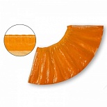 Бахилы одноразовые полиэтиленовые текстурированные (2.8г, оранжевые, 50 пар в упаковке)