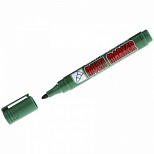 Маркер перманентный (нестираемый) Crown Multi Marker (3мм, круглый наконечник, зеленый) (CPM-800)