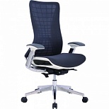 Кресло руководителя Easy Chair 571 TTW, ткань/сетка черная, металл
