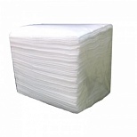 Салфетки бумажные 33x21.5см, 1-слойные Luscan Professional №4, белые, 16 пачек по 200 листов