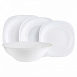 Набор посуды Luminarc Carine, белое стекло, 19 предметов (N2185)