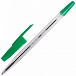 Ручка шариковая Brauberg Line (0.5мм, зеленый цвет чернил) 1шт. (141342)
