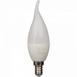 Лампа светодиодная Эра LED (7Вт, E14, свеча на ветру) теплый белый, 1шт. (BXS-7w-827-E14)