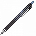 Ручка гелевая автоматическая Uni-Ball Signo (0.4мм, синий, корпус тонированный) 12шт. (UMN-207 BLUE)