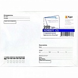 Конверт почтовый C5 KurtStrip (162x229, 80г, стрип, печать "Куда-Кому") белый, 200шт. (70402.200)