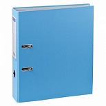 Папка с арочным механизмом OfficeSpace (70мм, картон/бумвинил, с карманом на корешке) голубая (289634)