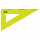 Треугольник 30°, 18см Стамм Neon Cristal, прозрачный тонированный (ТК47)