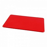 Доска разделочная пластиковая Мастергласс 450х300x12мм, красная, 1шт. (45262)