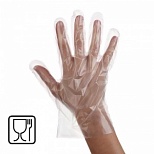 Перчатки одноразовые полиэтиленовые, размер М, прозрачные, 50 пар в упаковке