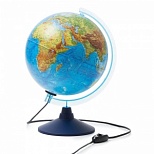 Глобус физический Globen "Классик Евро" d=250мм, с подсветкой (Ке012500189)