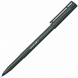 Ручка-роллер Uni-Ball II Micro (0.24мм, синий цвет чернил, корпус черный) 1шт. (UB-104 Blue)
