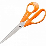 Ножницы Attache Orange 203мм, асимметричные эллиптические ручки, остроконечные