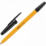 Ручка шариковая Attache Economy (0.5мм, черный цвет чернил, оранжевый корпус) 1шт.