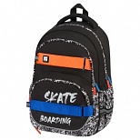 Рюкзак школьный Berlingo Free Spirit "Skater", 41x28x17см, 2 отделения, 3 кармана, уплотненная спинка (RU09146)